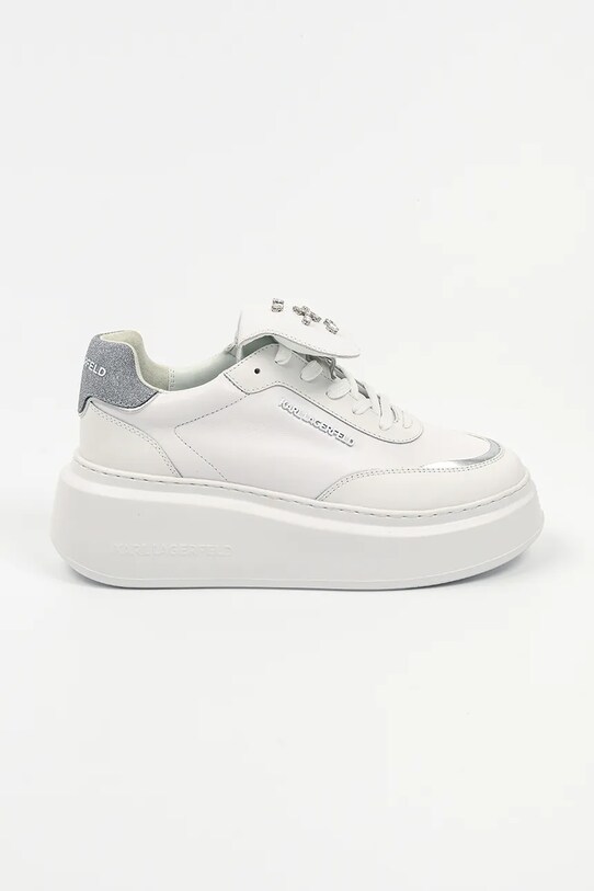Karl Lagerfeld pantofi ANAKAPRI sintetic alb KL63519S.011
