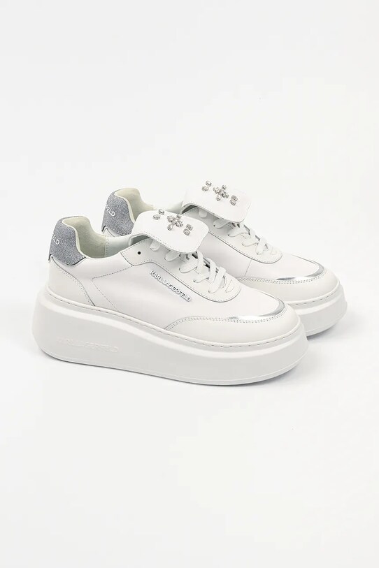 Karl Lagerfeld pantofi ANAKAPRI KL63519S.011 alb SS25