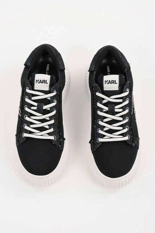 Αθλητικά Karl Lagerfeld KREEPER LO μαύρο KL42372S.D0S