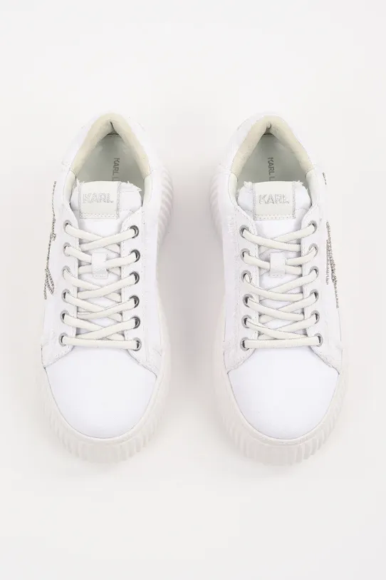 Karl Lagerfeld sneakers KREEPER LO alb KL42372S.D1S