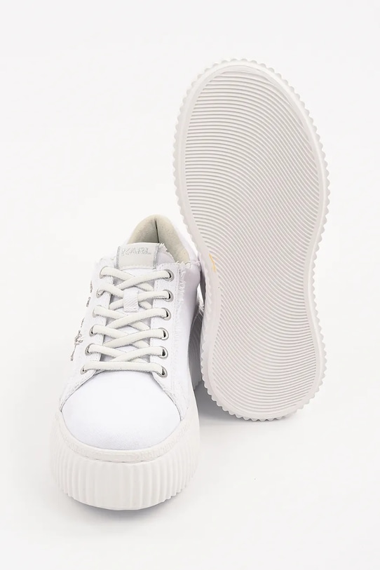 Αθλητικά Karl Lagerfeld KREEPER LO KL42372S.D1S λευκό