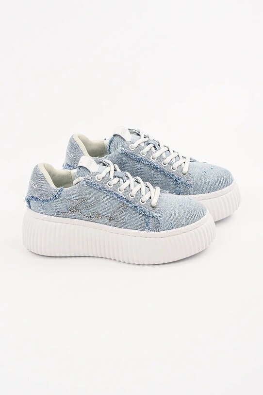 Karl Lagerfeld sneakersy KREEPER LO KL42372S.DBS niebieski SS25