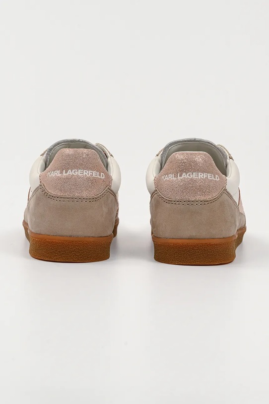 Obutev Usnjene superge Karl Lagerfeld KANDIDATE KL63855.3PT bež