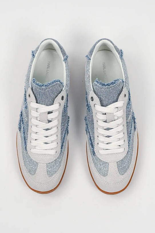 Karl Lagerfeld sneakersy KANDIDATE niebieski KL63854.7TB
