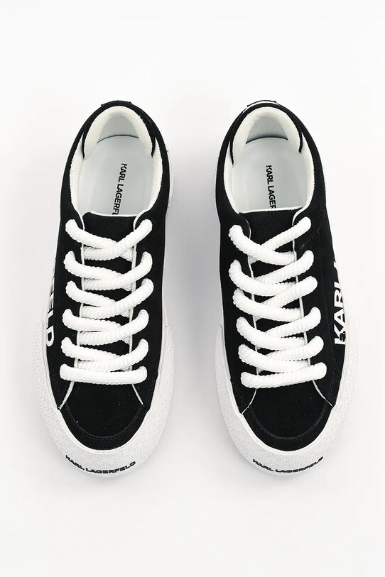 Karl Lagerfeld velúr sportcipő SKATE fekete KL60722.500
