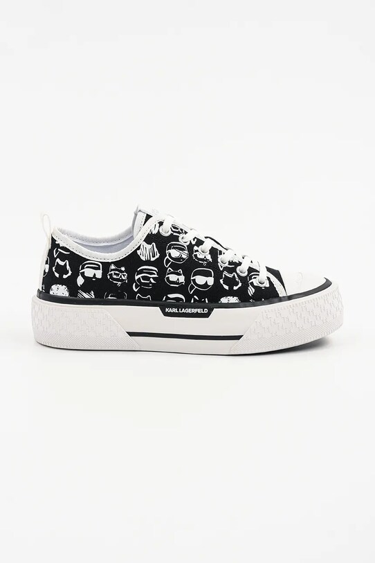 Кеды Karl Lagerfeld KAMPUS MAX III платформа чёрный KL60612T.901