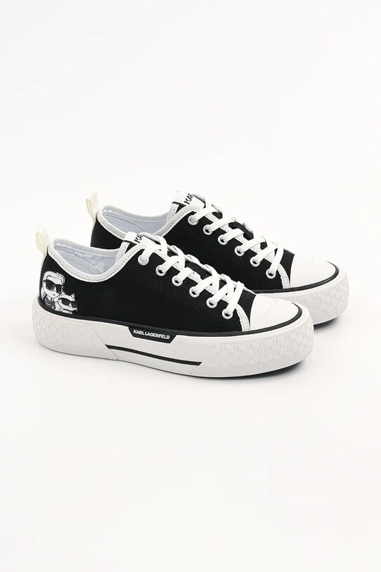 Karl Lagerfeld tenisówki KAMPUS MAX III KL60614T.900 czarny SS25