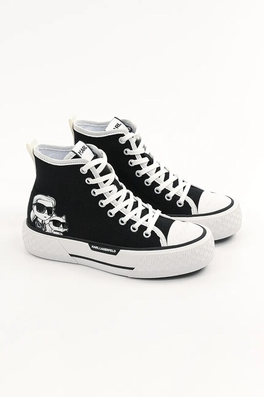Кеди Karl Lagerfeld KAMPUS MAX III KL60654T.900 чорний SS25