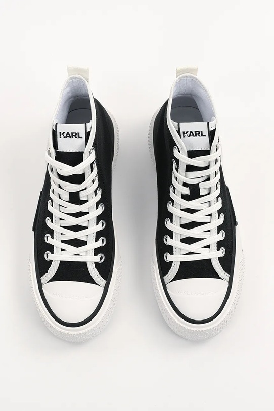 Кеди Karl Lagerfeld KAMPUS MAX III чорний KL60654T.900