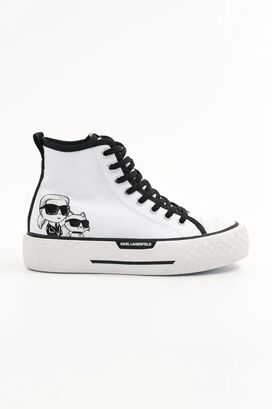 Кеды Karl Lagerfeld KAMPUS MAX III платформа белый KL60654T.911