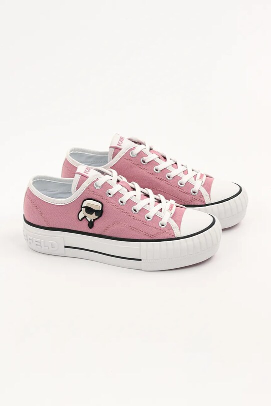 Ниски кецове Karl Lagerfeld KAMPUS MAX NFT KL60424.9PP розов SS25