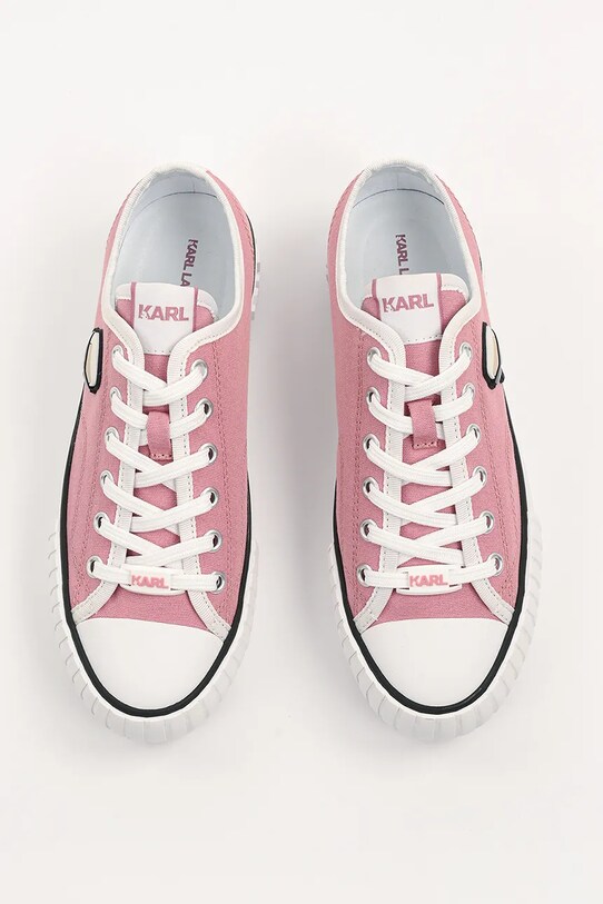Ниски кецове Karl Lagerfeld KAMPUS MAX NFT розов KL60424.9PP