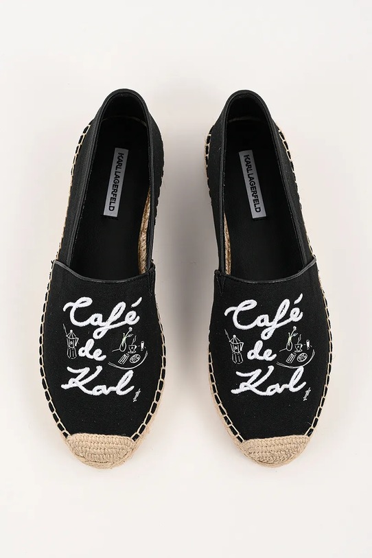 Espadrilky Karl Lagerfeld KAMINI DUO čierna KL81125.900