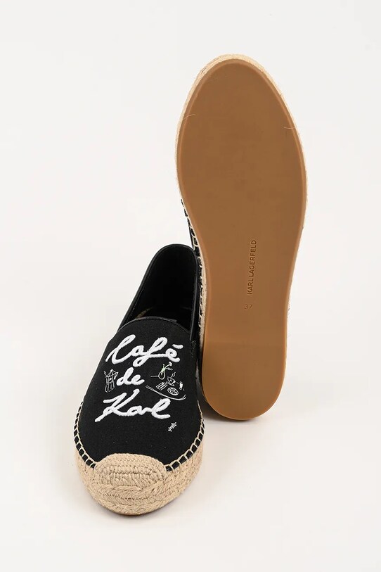Espadrilky Karl Lagerfeld KAMINI DUO KL81125.900 čierna