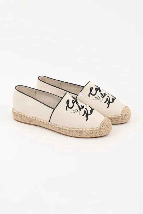 Espadrile Karl Lagerfeld KAMINI DUO KL81125.9T1 bež SS25