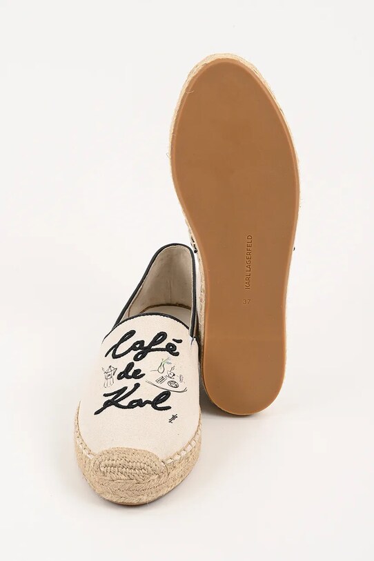 Karl Lagerfeld espadryle KAMINI DUO KL81125.9T1 beżowy