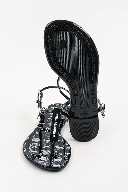 Σανδάλια Karl Lagerfeld JELLY NFT KL80002G.V01 μαύρο
