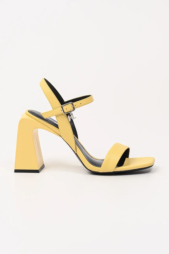 Karl Lagerfeld sandale de piele ASTRA NOVA gros galben KL33124.0EE