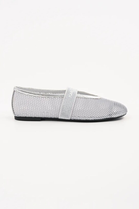 Балетки Karl Lagerfeld KARO срібний KL40125.NSL
