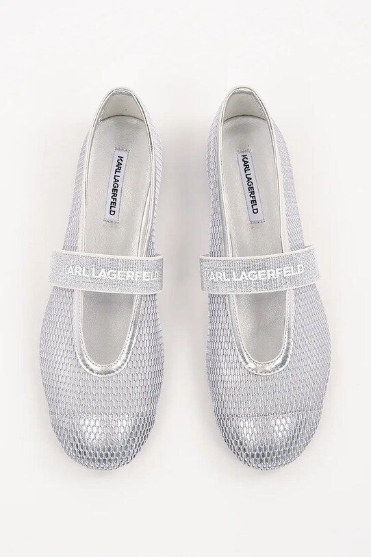 Балетки Karl Lagerfeld KARO срібний KL40125.NSL