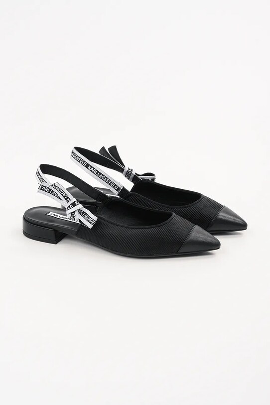 Baleríny Karl Lagerfeld KERRIE KL40152.H0X čierna SS25