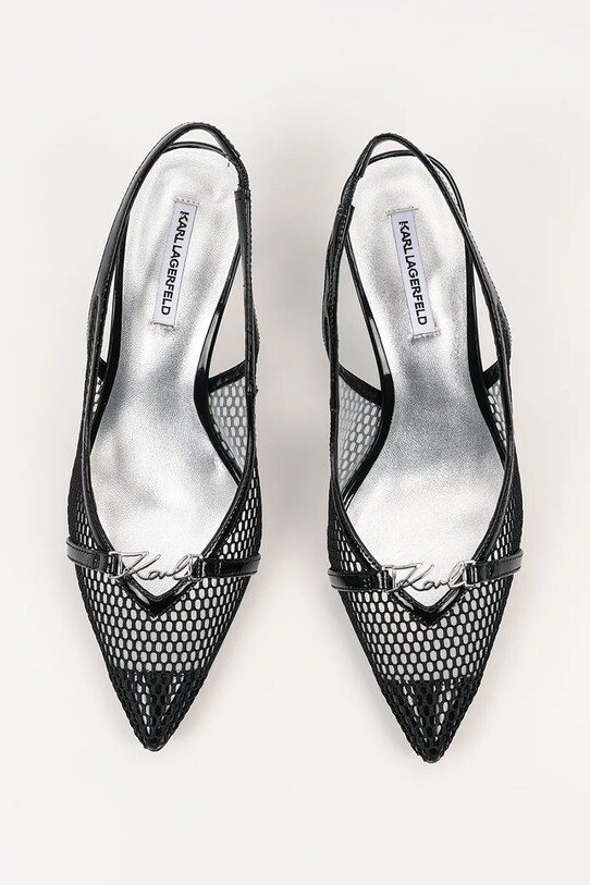 Karl Lagerfeld szpilki SIENNA czarny KL32704A.N0X