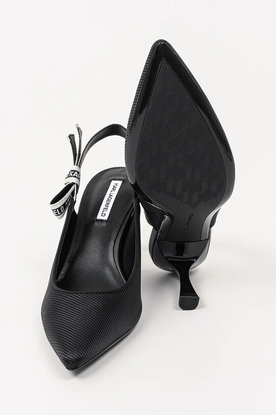 Karl Lagerfeld pantofi cu toc SIENNA KL32708.H00 negru