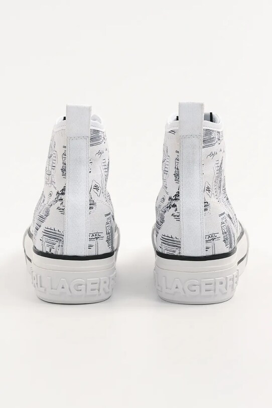 Boty Kecky Karl Lagerfeld KAMPUS MAX KL60455.911 bílá