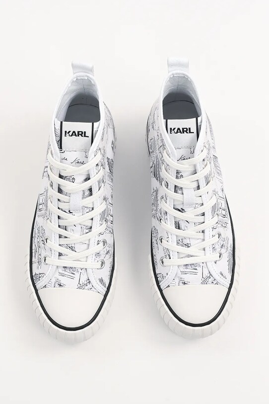 Kecky Karl Lagerfeld KAMPUS MAX bílá KL60455.911
