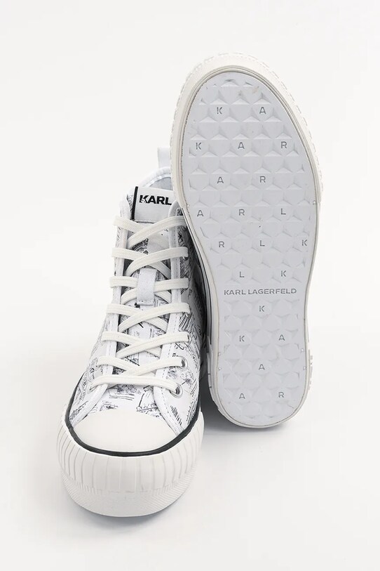 Kecky Karl Lagerfeld KAMPUS MAX KL60455.911 bílá