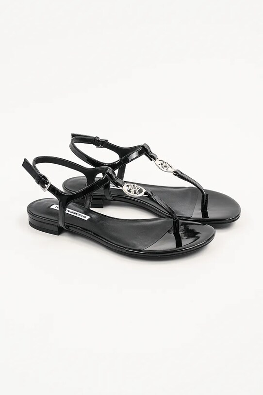 Кожаные сандалии Karl Lagerfeld ALISSO KL82515.000 чёрный SS25