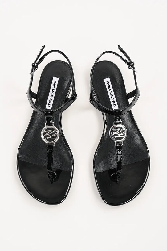Кожаные сандалии Karl Lagerfeld ALISSO чёрный KL82515.000