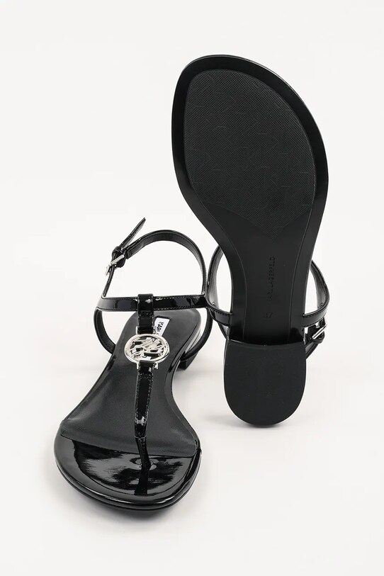 Кожаные сандалии Karl Lagerfeld ALISSO KL82515.000 чёрный
