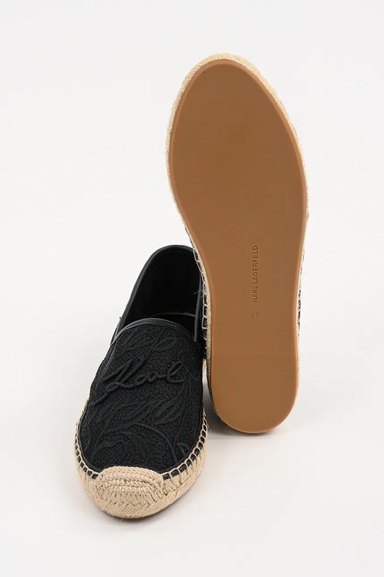 Karl Lagerfeld espadryle KAMINI KL80121A.M00 czarny