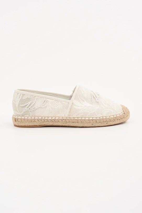 Espadrile Karl Lagerfeld KAMINI sintetički bijela KL80121A.M11
