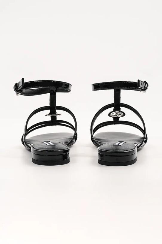 Încălțăminte Karl Lagerfeld sandale de piele ALISSO KL82525.000 negru