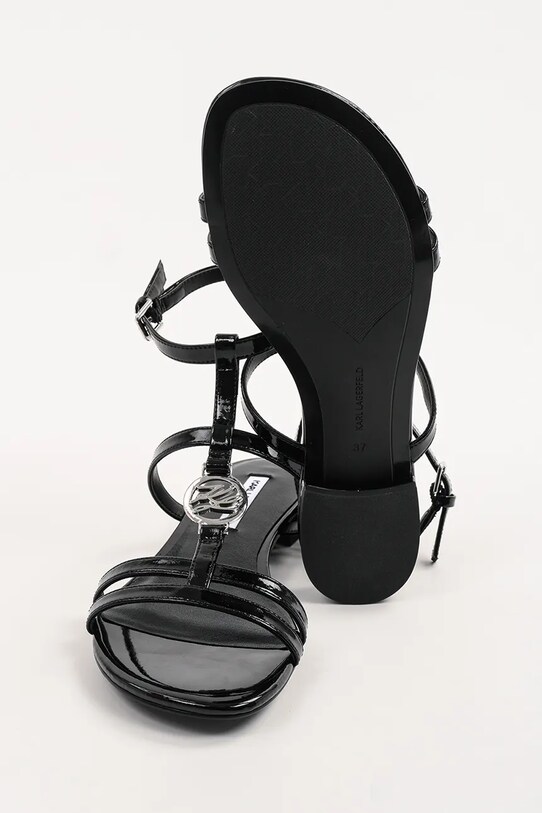Karl Lagerfeld sandale de piele ALISSO KL82525.000 negru
