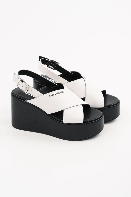 Lodičky Karl Lagerfeld WENDY KL33325.010 biela SS25