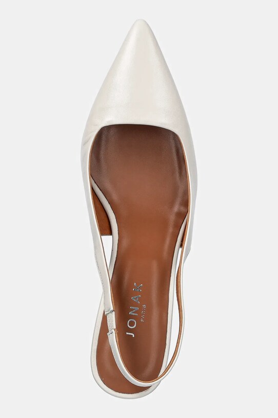 Jonak stilettos de piele DIAMANTINE bej 3600189