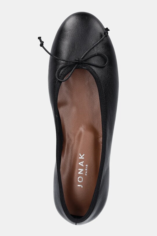 Jonak balerini de piele DJERBA negru 3600228
