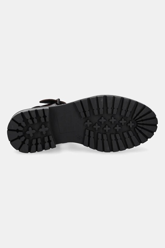 Jonak sandale de piele ABRAHAM 3600019 burgundia