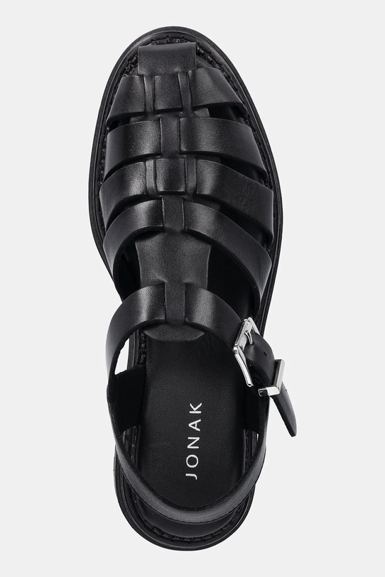 Kožne sandale Jonak ABRAHAM crna 3600019