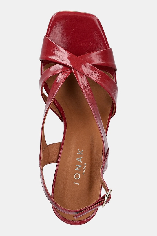 Jonak sandali in pelle VANITY rosso 3600215