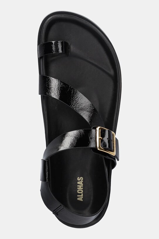 Alohas sandale de piele Siren negru S100740.01