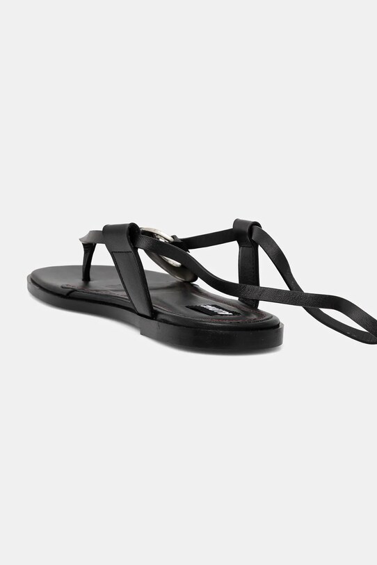 Boty Kožené sandály Alohas Morosia S100785.01 černá