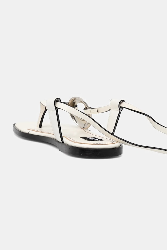 Încălțăminte Alohas sandale de piele Morosia S100785.02 bej