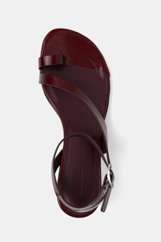 Δερμάτινα πέδιλα Alohas Miquela μπορντό S100792.02