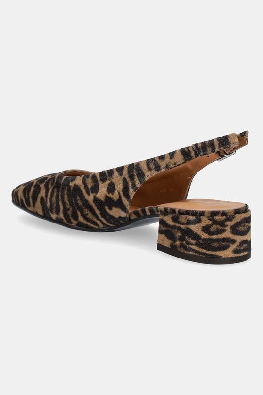 Obuwie Billi Bi czółenka zamszowe A8062.Leopardo brązowy