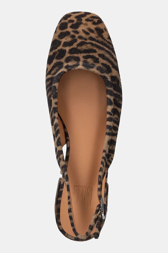 Billi Bi czółenka zamszowe brązowy A8062.Leopardo