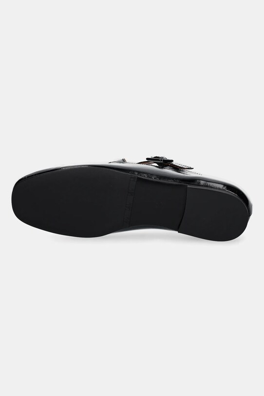 Billi Bi bőr balerina cipő A8314.Black fekete